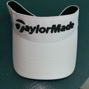TAYLOR MADE GOLF VISOR WHITE - NEW NO TAGS